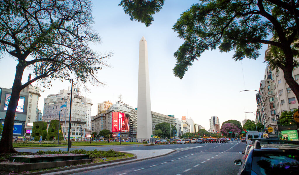 The Obelisk of the City of Buenos Aires
