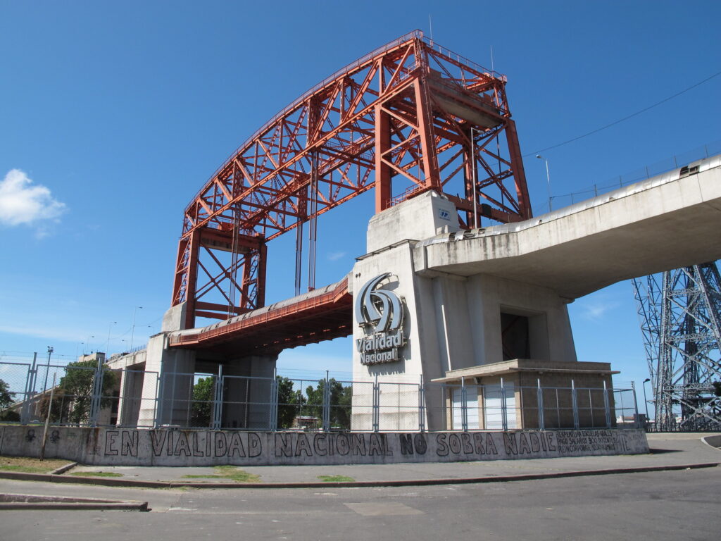 Nicolás Avellaneda Transfer Bridge.