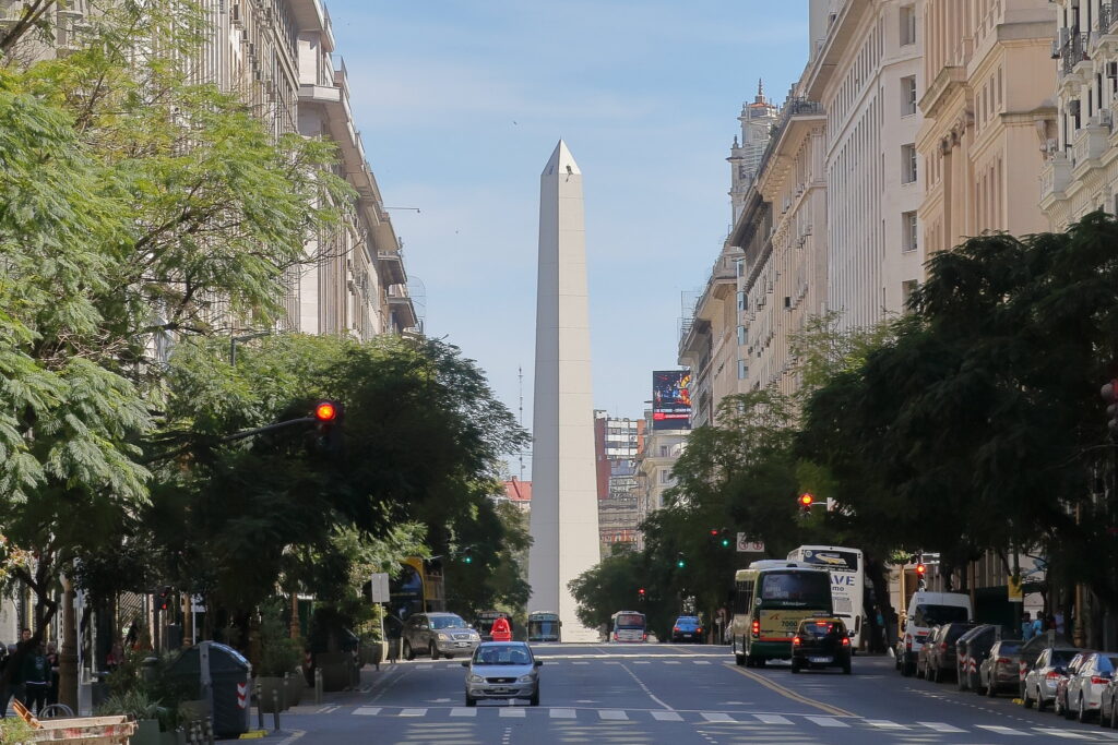 Obelisco de Buenos Aires.