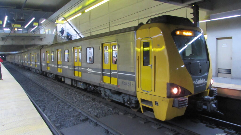 The subway in Buenos Aires.