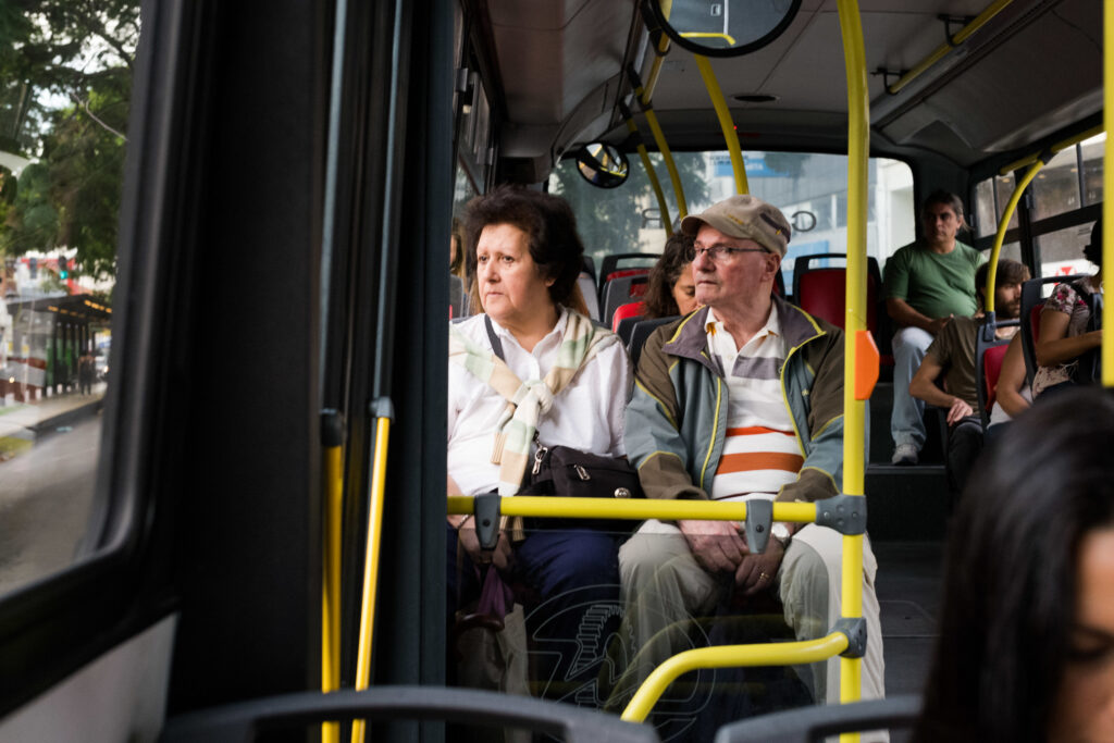 Bus is the first option to travel in Buenos Aires.