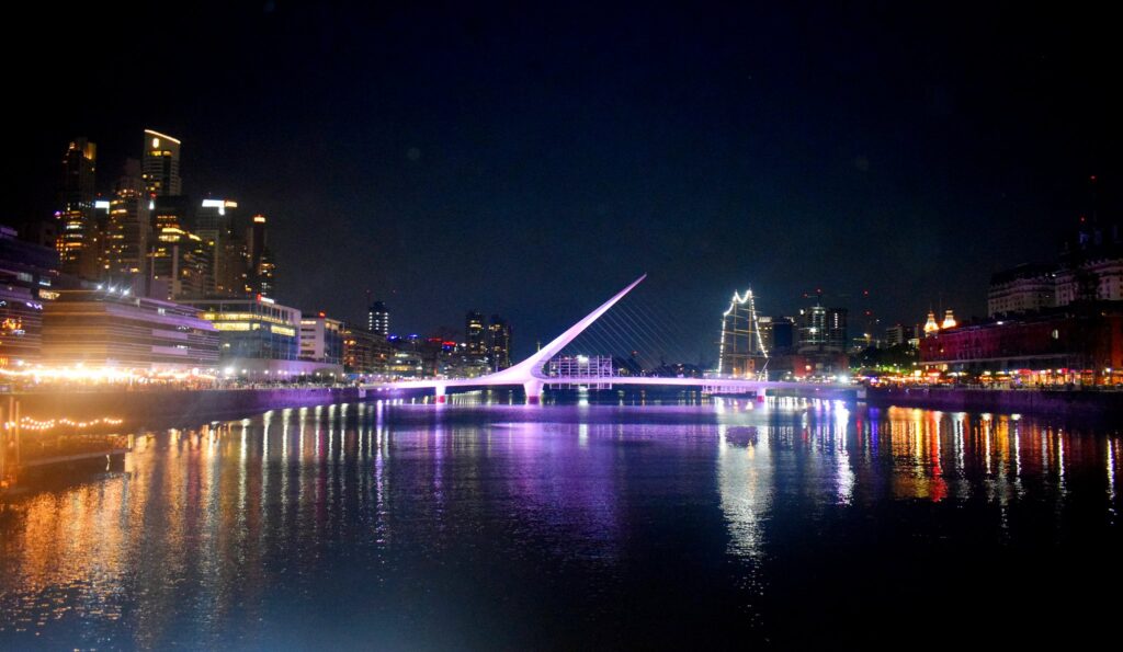 The Woman's Bridge, Puerto Madero, Buenos Aires.g