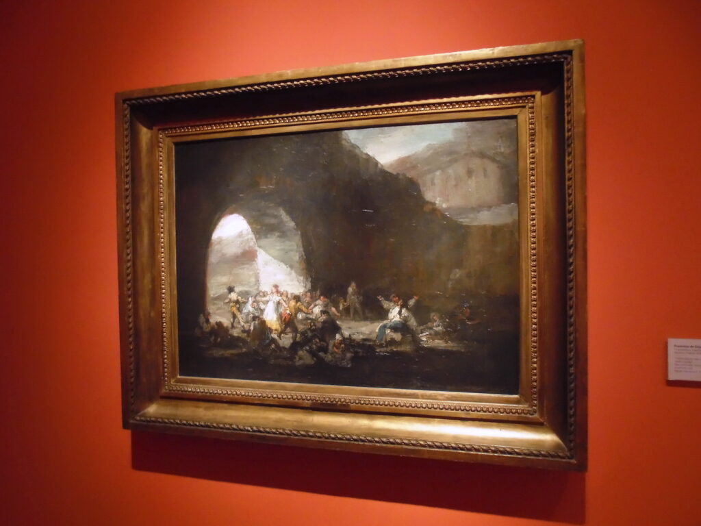 Painting exhibited in one of the rooms of the National Museum of Fine Arts in Buenos Aires.