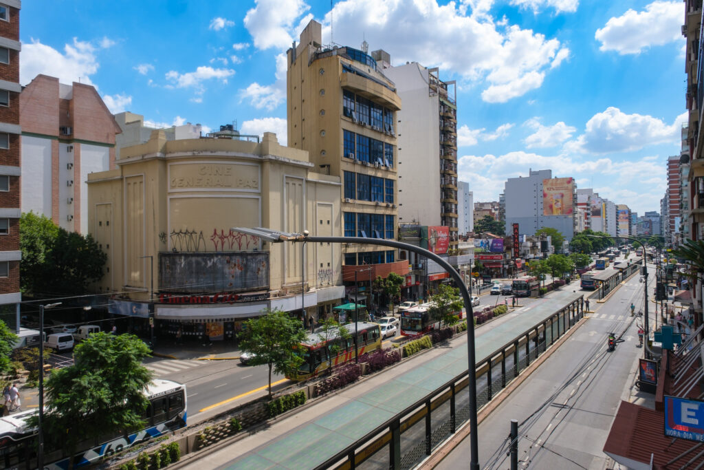 Cabildo avenue, the most important avenue of Belgrano neighborhood.