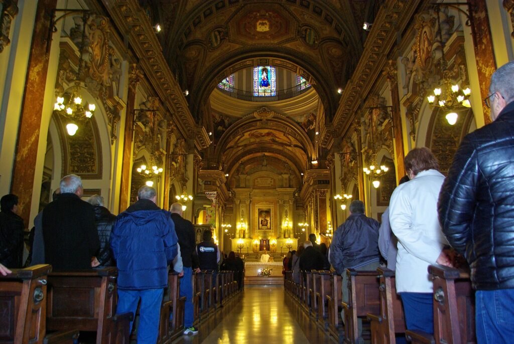 Catholic mass in Buenos Aires